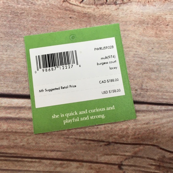 Kate Spade Burgess Court Lacey Wallet in Multi Color Glitter - NWT - Picture 6 of 7